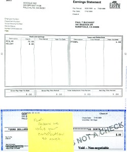 Paul Buchheit's first Google Check.